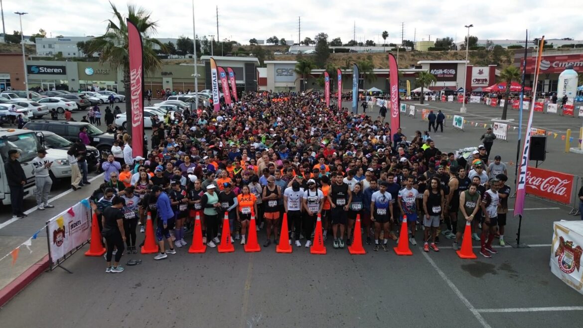 Más de 4,800 corredores participaron en la segunda etapa del Serial Atlético Delegacional 2026 en Tijuana