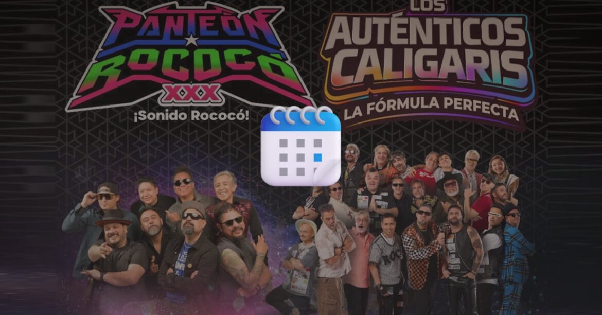 Panteón Rococó y Los Auténticos Caligaris anuncian concierto en el Coliseo GNP Seguros