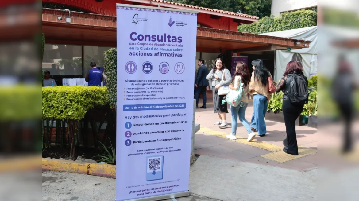 IECM aprueba informe con retos para candidaturas de grupos prioritarios en elección 2026-2027