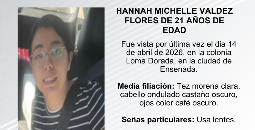 Localizan a menor desaparecida en Gómez Palacio; buscan a mujer de 21 años en Ensenada