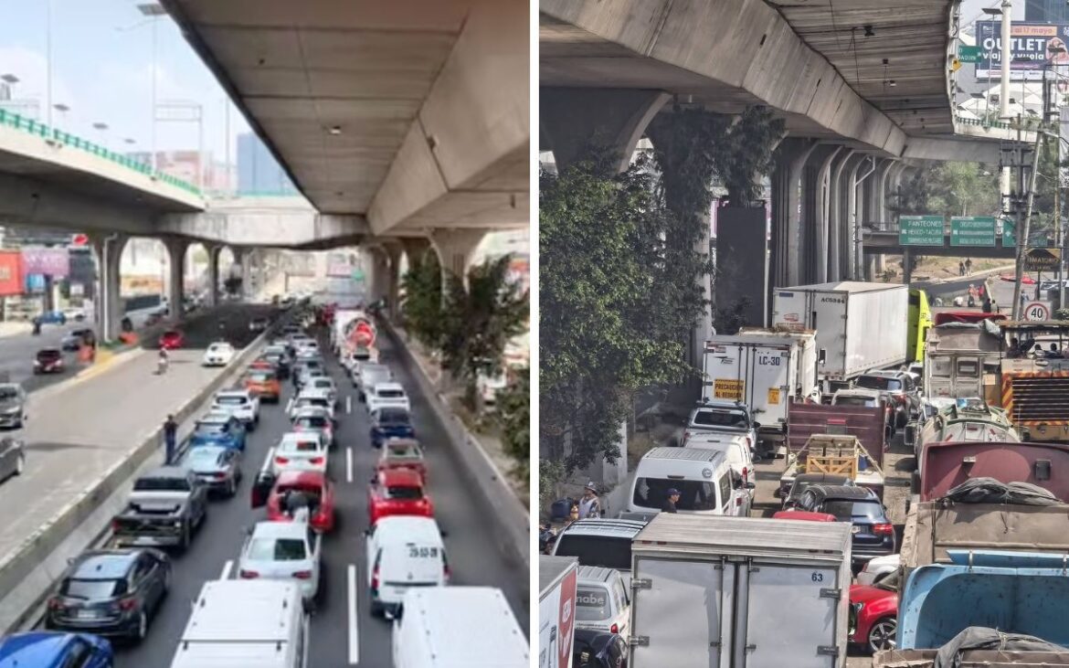 Bloqueo de más de 9 horas en Periférico Norte por clausuras irregulares a bares en Naucalpan