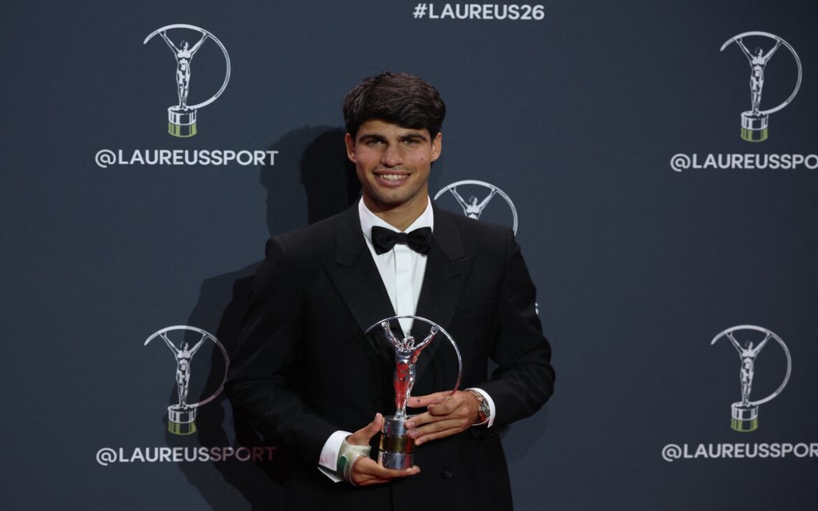 Carlos Alcaraz y Aryna Sabalenka, mejores deportistas en los Laureus 2026 celebrados en Madrid