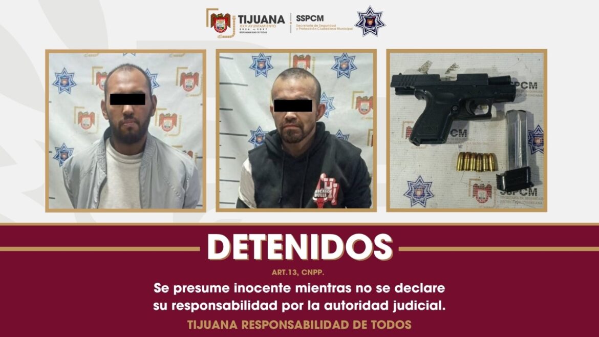 Detienen en Tijuana a dos presuntos responsables de ataque armado en colonia Libertad Parte Baja