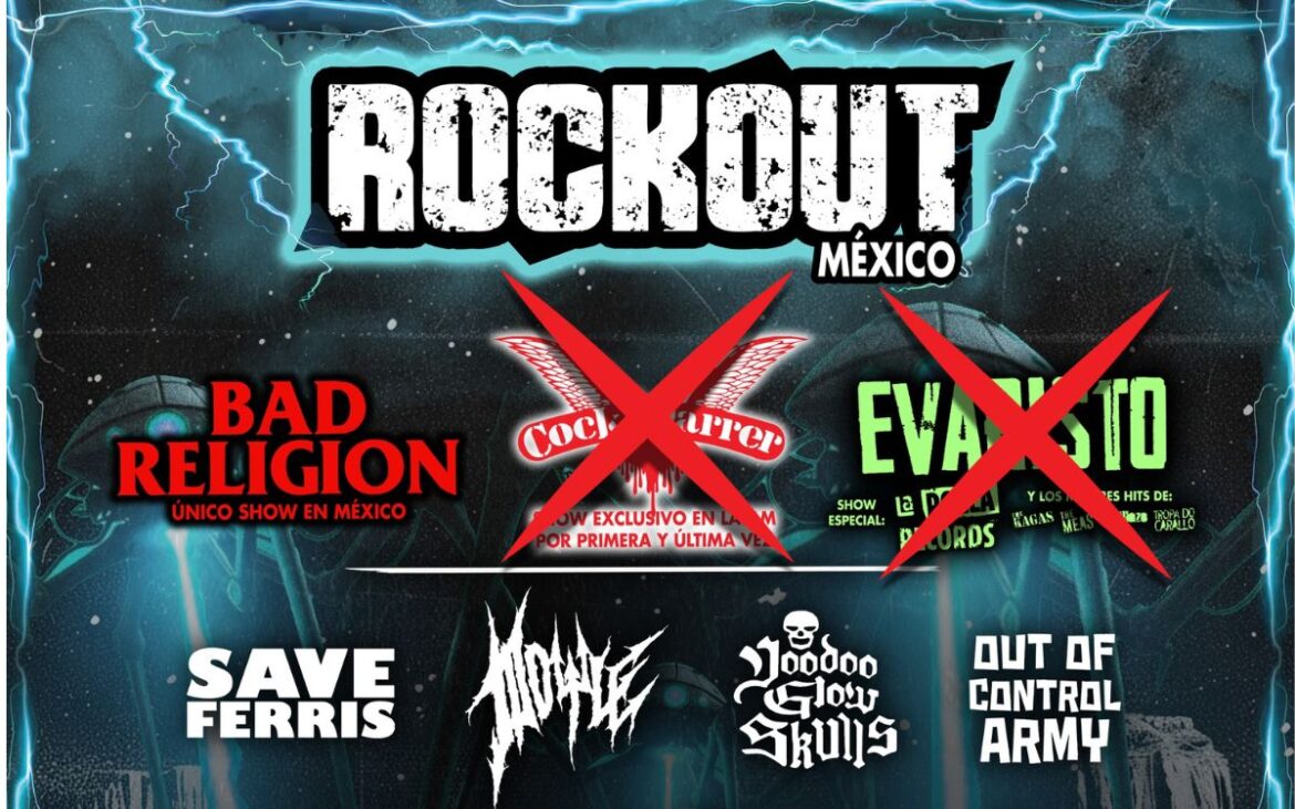 Rockout MX pierde a Cock Sparrer y a su booker por incumplimientos contractuales