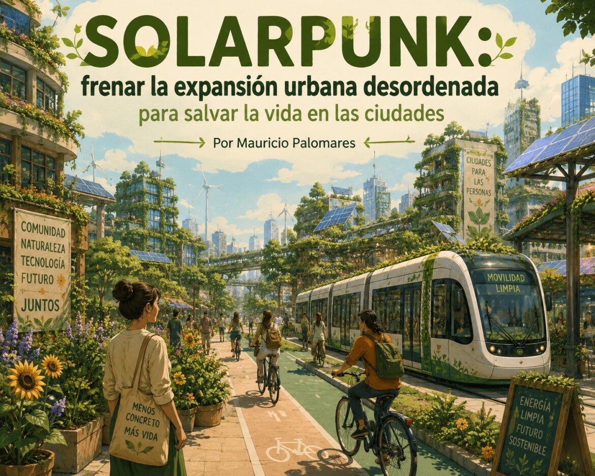SOLARPUNK: frenar la expansión urbana desordenada para salvar la vida en las ciudades