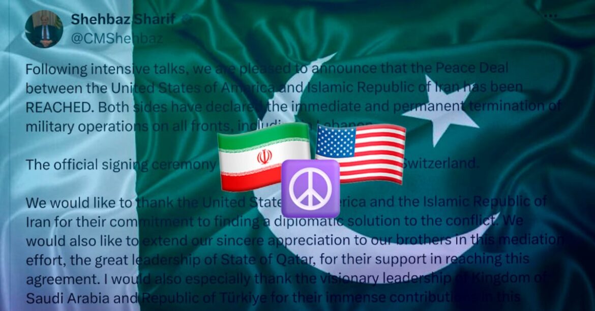 Estados Unidos e Irán alcanzan acuerdo de paz preliminar con mediación de Pakistán y Catar