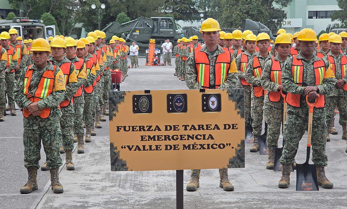 Sedena detalla capacidades de su Fuerza de Apoyo para Casos de Desastres