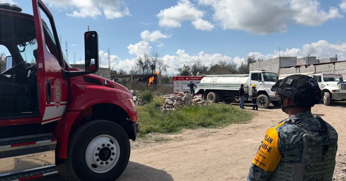 Activa Guardia Nacional Plan DN-III-E tras explosión en bodega clandestina de Tepeaca