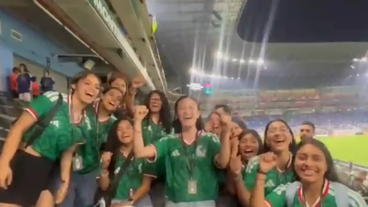 Ganadores del Mundial Social asisten a partido Japón vs Túnez en Monterrey