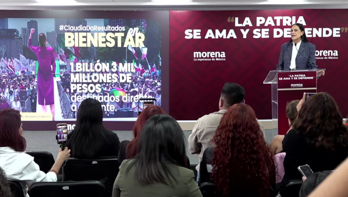 Morena celebra segundo aniversario del triunfo de Sheinbaum y enumera avances de gobierno