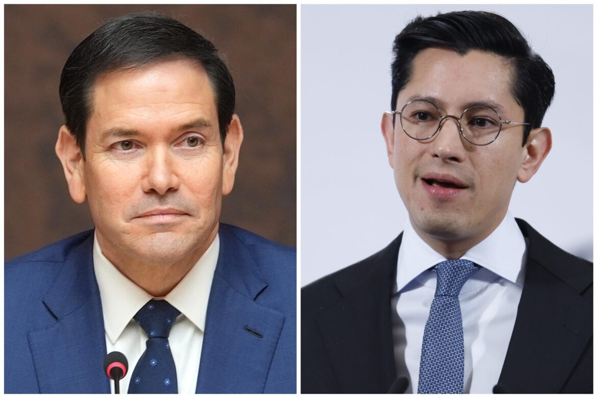 Velasco y Rubio dialogan por teléfono sobre seguridad, migración y comercio