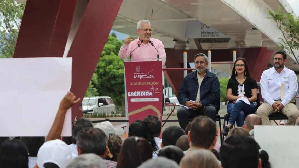 Gobierno de Michoacán invierte 4,367 millones de pesos en infraestructura vial en Morelia