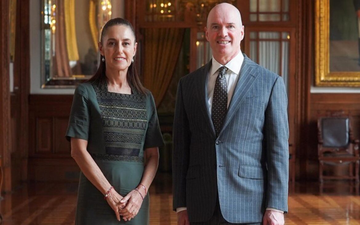 Sheinbaum se reúne con inversionista Ben Horowitz en Palacio Nacional