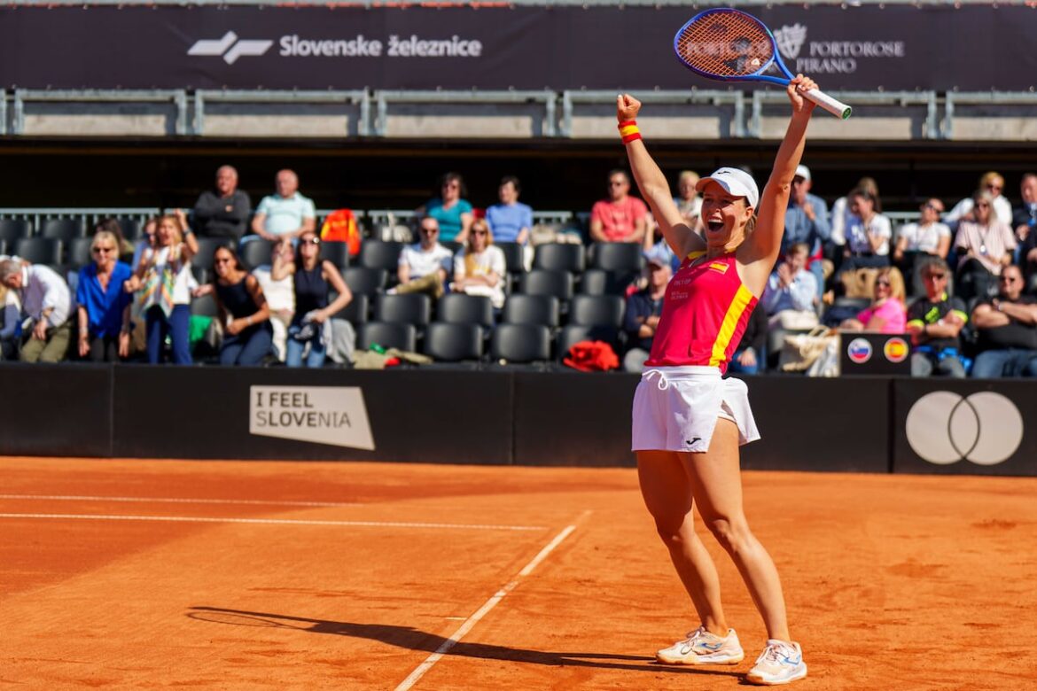 España se clasifica para las finales de la Billie Jean King Cup 2026 tras vencer a Eslovenia