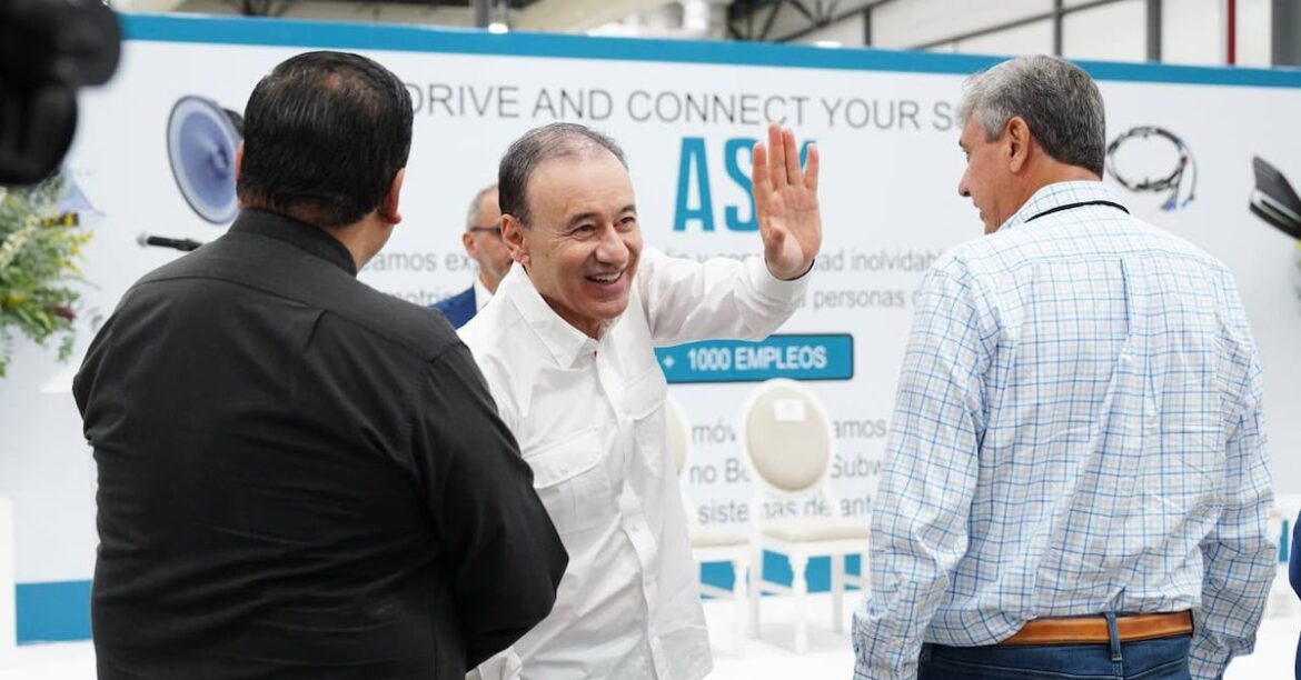 Sonora se ubica entre las cinco entidades con mayor crecimiento industrial mensual