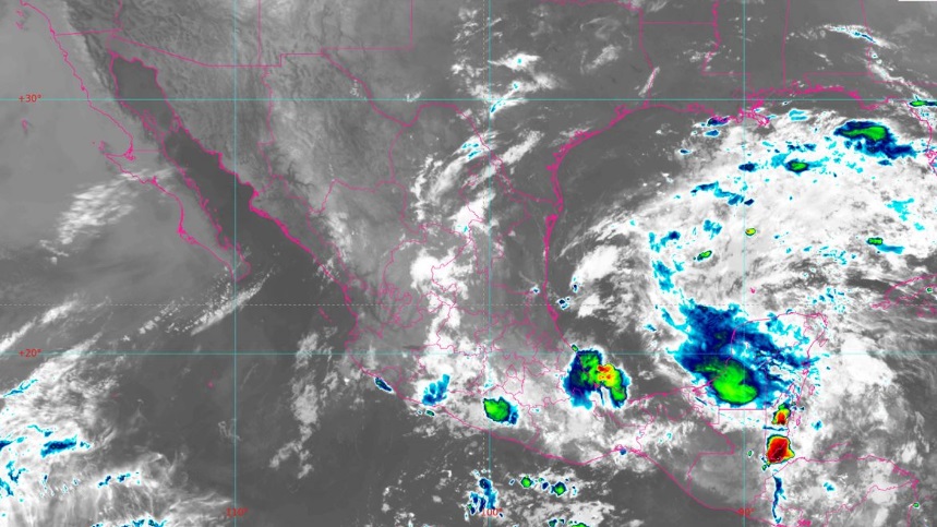 Pronostican temporal de lluvias intensas en el sur y sureste de México