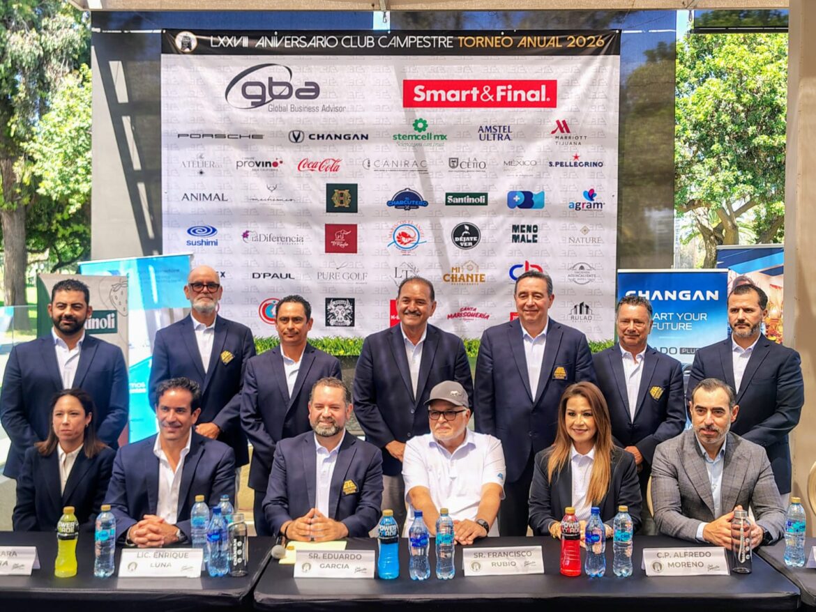 Club Campestre Tijuana presenta el 78 Torneo Anual de Golf con bolsa superior a 7 millones de pesos
