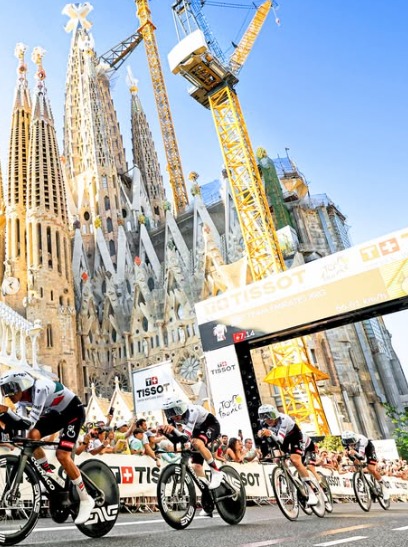Isaac del Toro debuta en el Tour de Francia con sexto lugar en la primera etapa