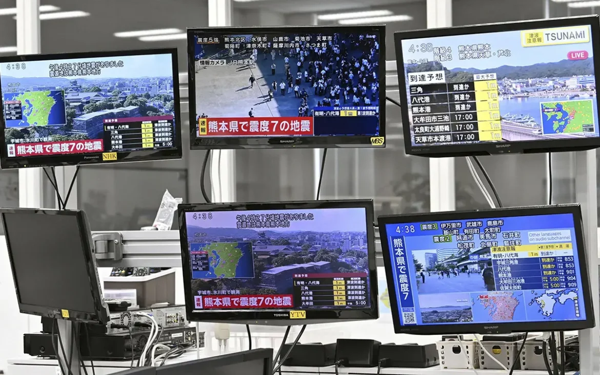 Dos sismos de magnitudes 7.1 y 6.1 dejan al menos 50 heridos en Kumamoto, Japón