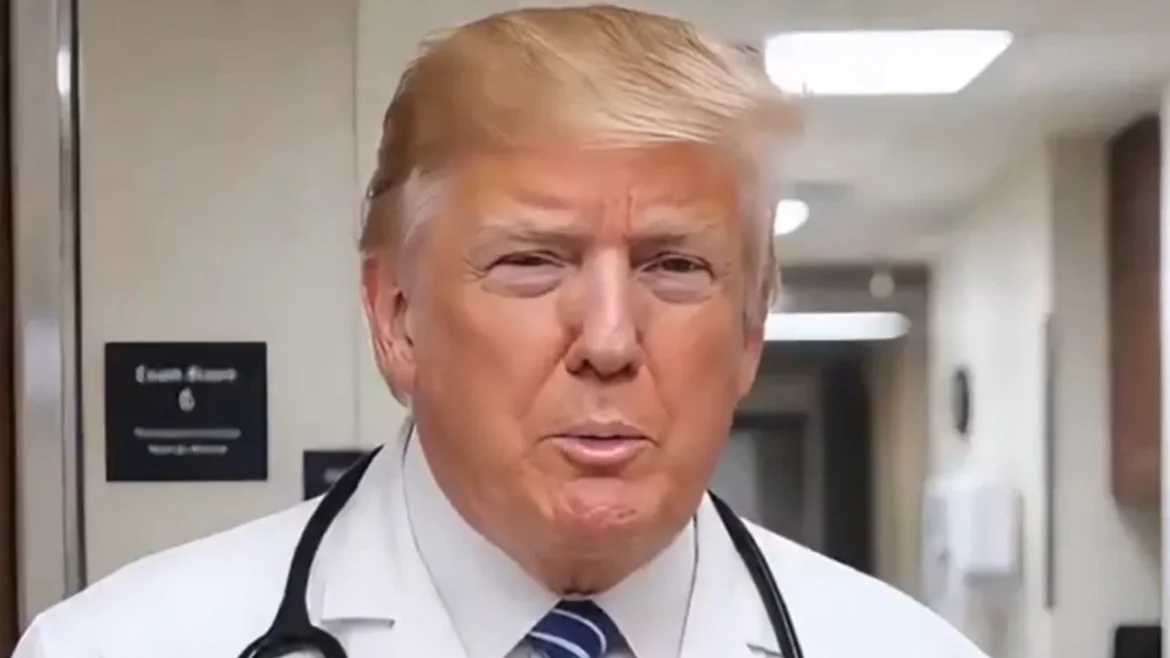Trump publica video deepfake burlándose de críticos con ‘Síndrome de Trastorno de Trump’