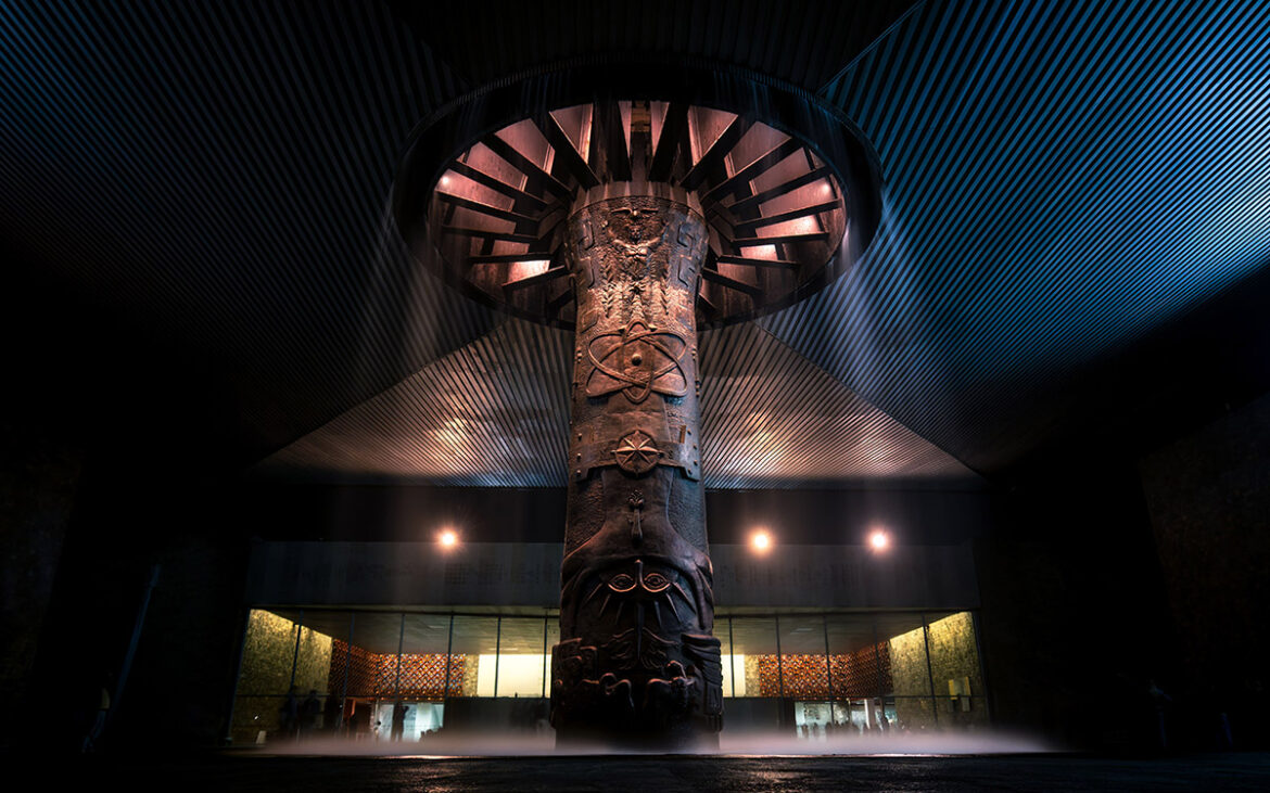 Lluvias provocan filtraciones en Sala Mexica del Museo de Antropología; INAH descarta daños