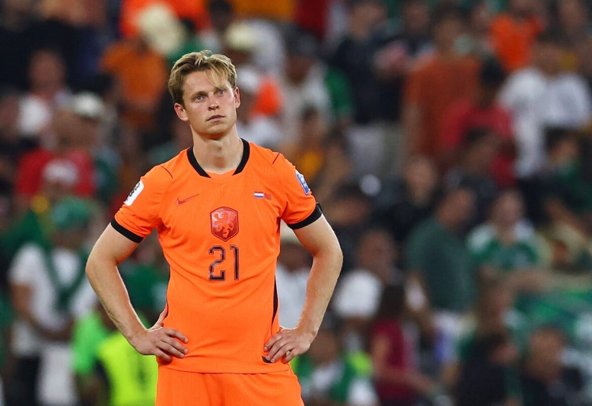 El Barcelona reporta lesión de rodilla de Frenkie de Jong