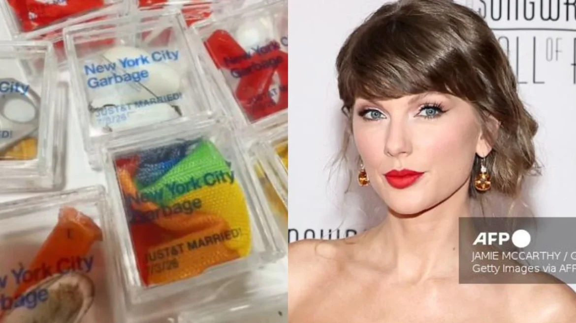 Fans de Taylor Swift compran basura recolectada cerca de su boda por 25 dólares
