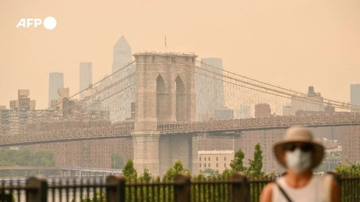 Nueva York bajo contingencia ambiental por humo de incendios en Canadá a días de la final del Mundial 2026