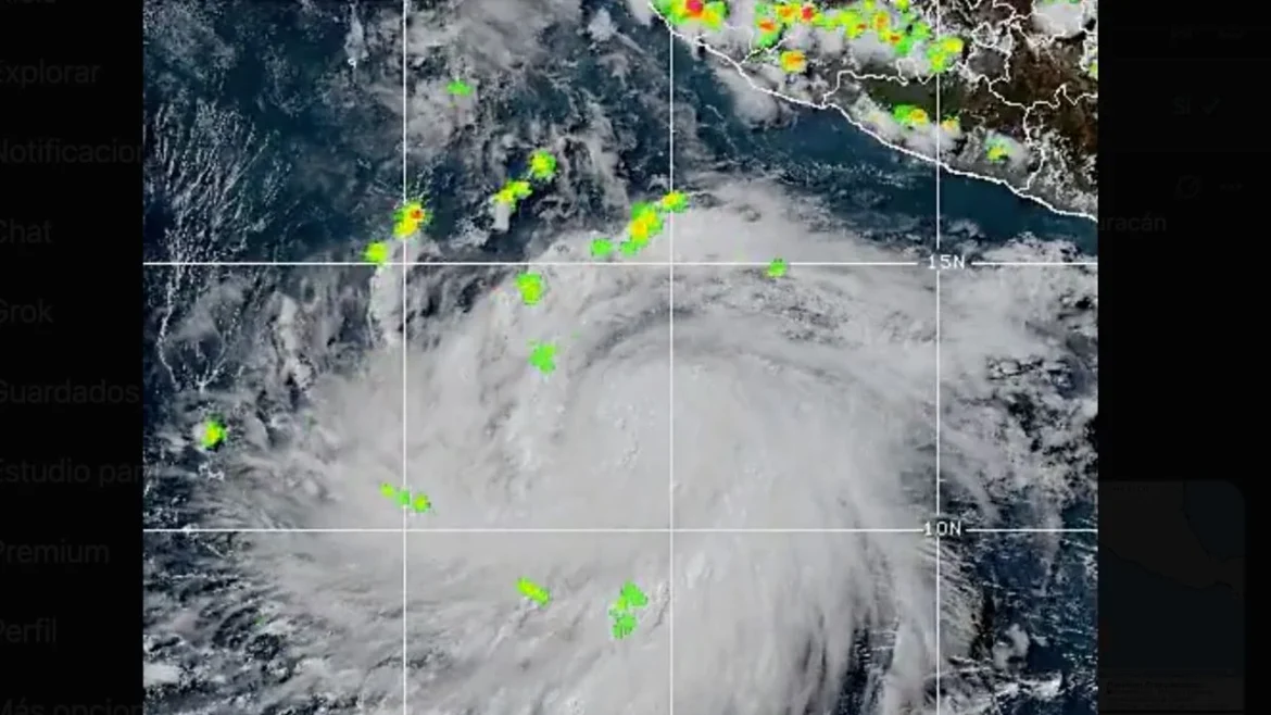 Genevieve se intensifica a huracán categoría 1 y genera oleaje en costas mexicanas