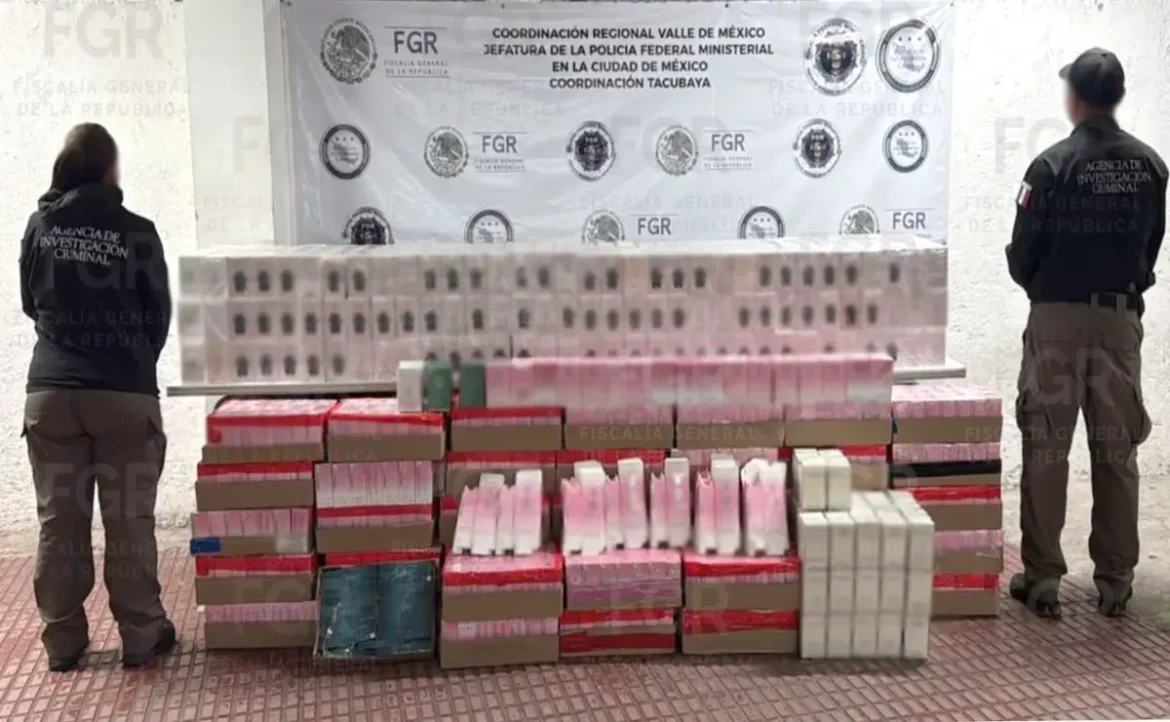 Asegura FGR casi 2 mil 500 perfumes presuntamente falsos en Gustavo A. Madero