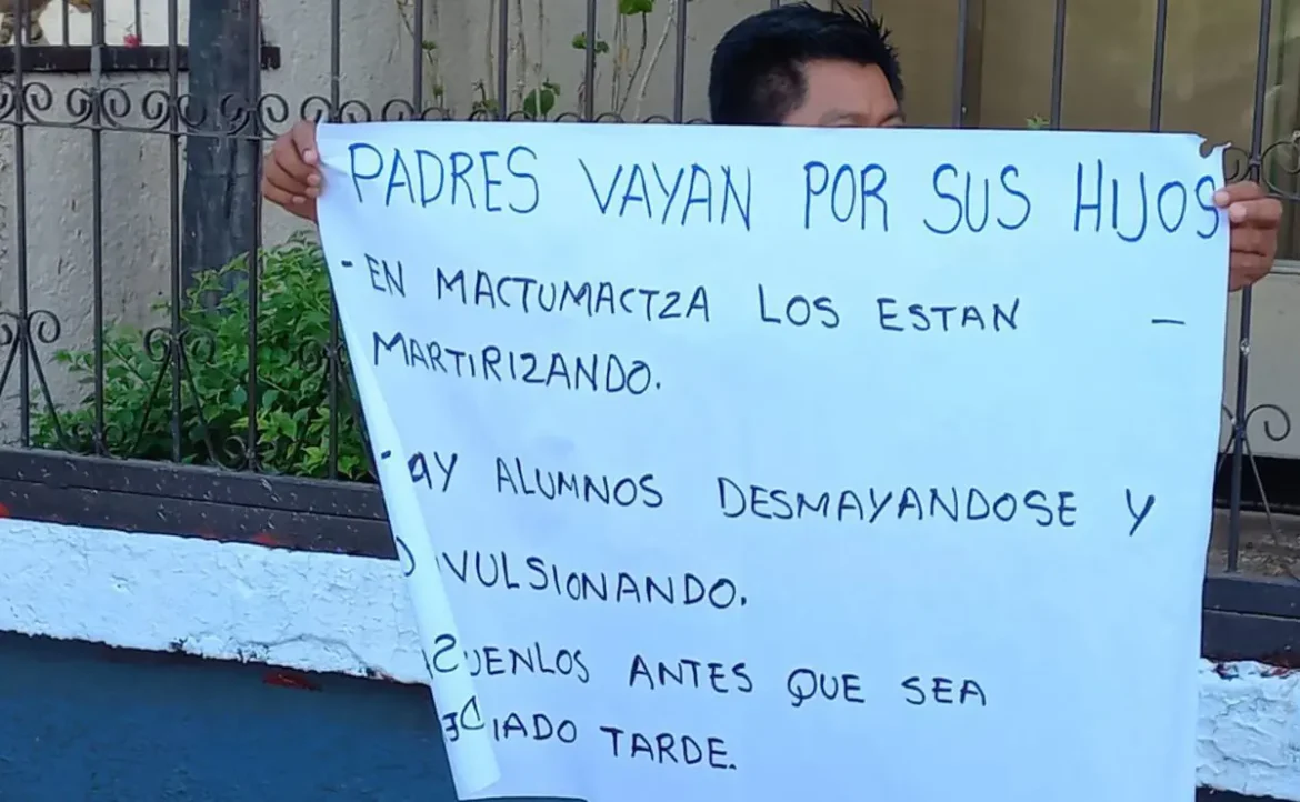 Denuncian padres tortura y novatadas en la Normal Rural Mactumatzá de Chiapas