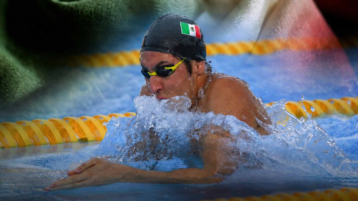 Andrés Puente gana oro en 50 metros pecho en los Juegos de Santo Domingo