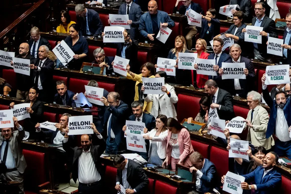 La Cámara de Diputados italiana aprueba la reforma electoral de Meloni con 217 votos
