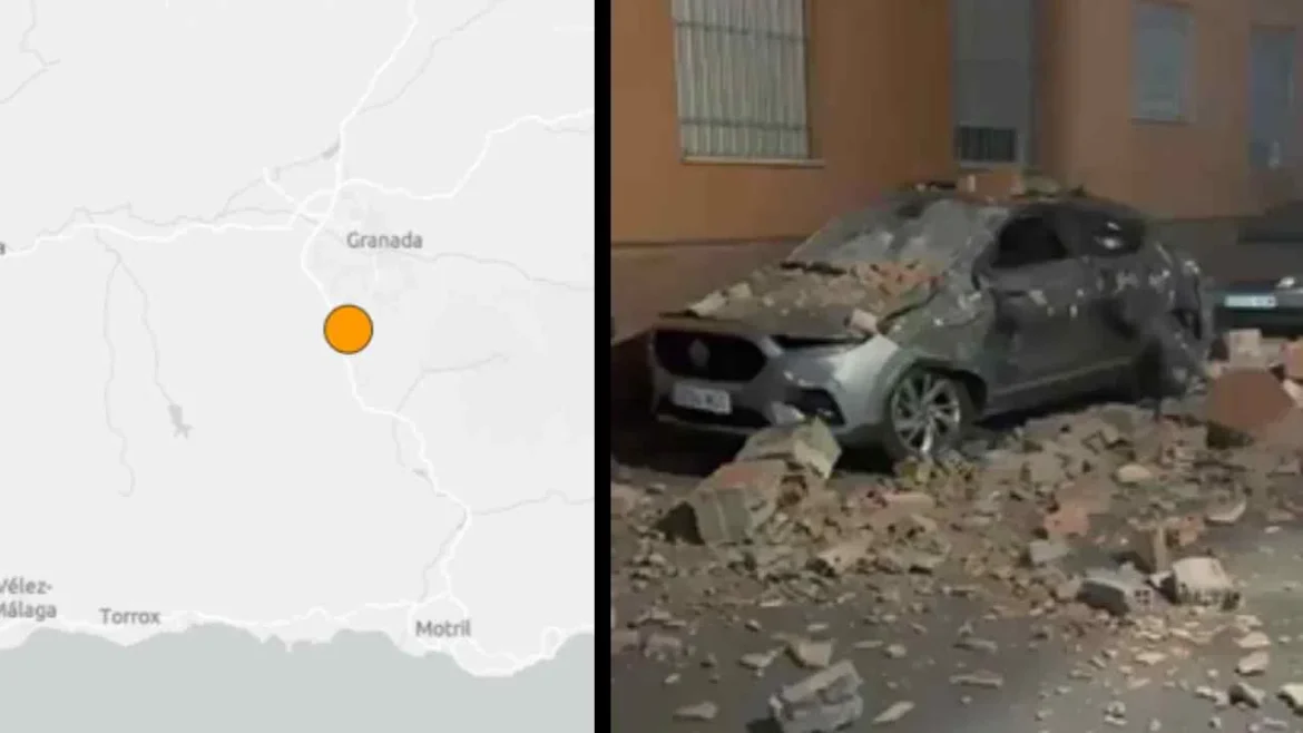 Sismo de magnitud 5.2 sacude el sur de España y provoca daños materiales en Granada