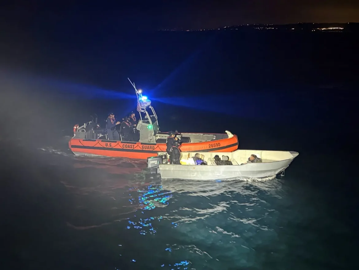 Intercepta Guardia Costera de EU a nueve presuntos migrantes frente a San Diego