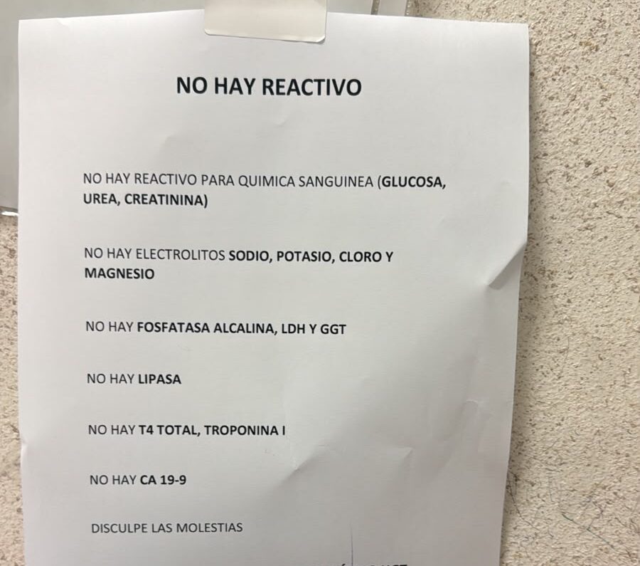 Reportan desabasto crítico de reactivos en Laboratorio del Hospital General de Tijuana