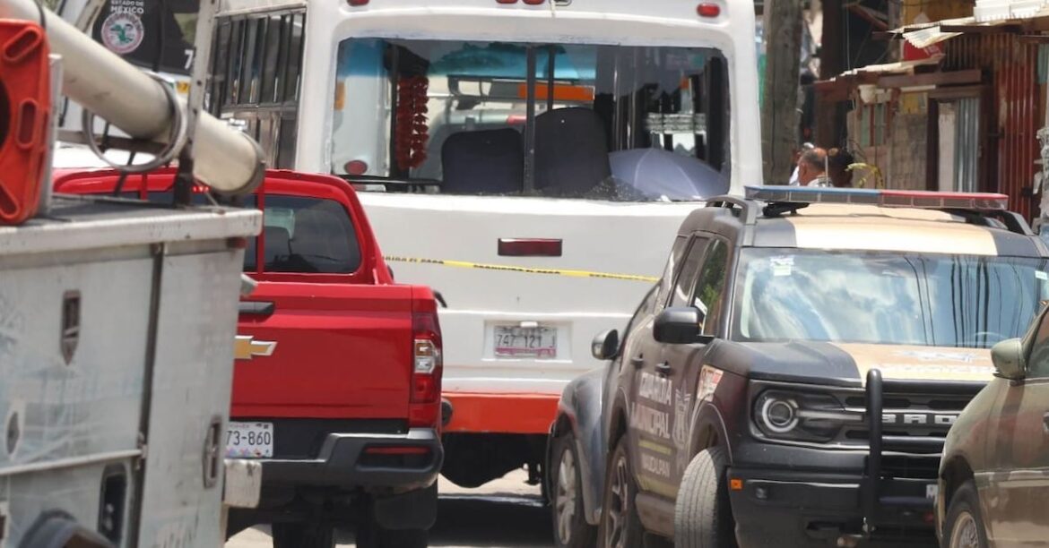 Matan a chofer de transporte público durante asalto en Naucalpan