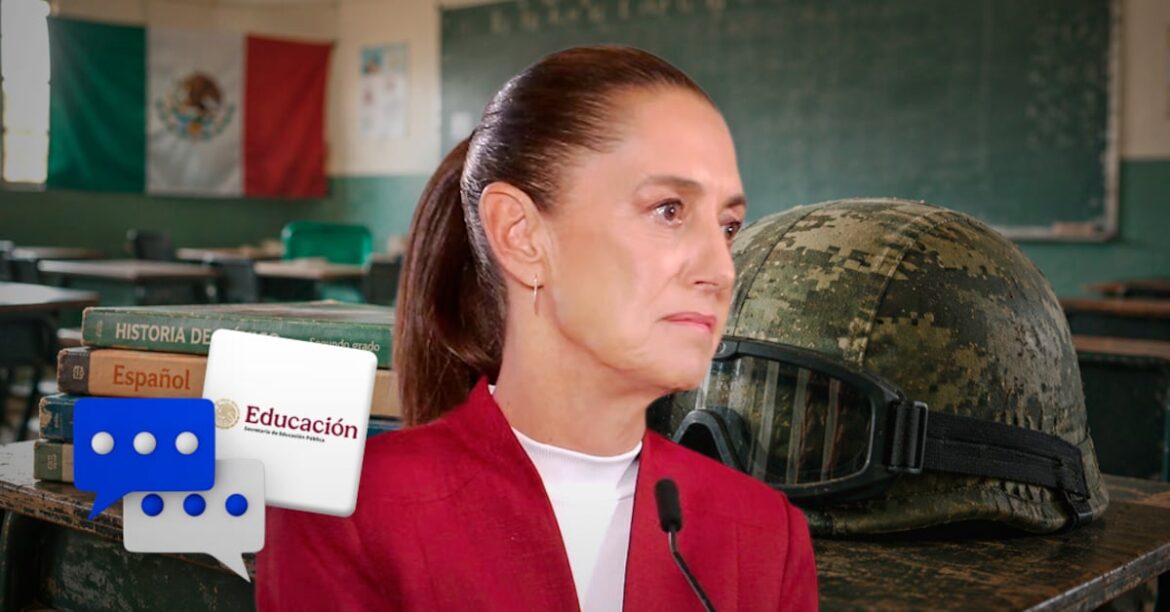 Sheinbaum critica escuelas militarizadas y delega decisión en la SEP